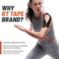 KT Tape Elastic Sports Tape Strips Beige - thumbnail