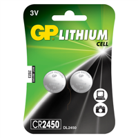 GP Knoopcel CR2450 3 V 2 stuk(s) 600 mAh Lithium GPCR2450STD442C2 - thumbnail
