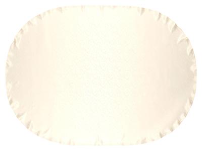 LIVARNO home Set van 2 jacquard tafelkleden (Ovaal, Wit)