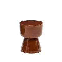 Kave Home Ronde Bijzettafel 'Mesquida' Keramiek, 36cm, kleur Terracotta - thumbnail
