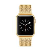 Horlogeband van edelstaal voor Apple Watch Series 3 & 2 & 1 38mm (goud) - thumbnail
