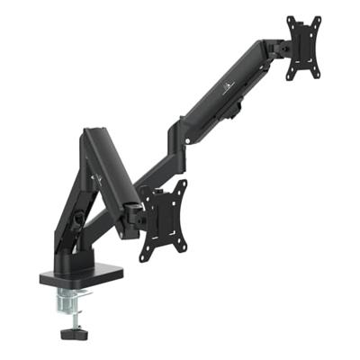 Bevestiging voor 2 Maclean monitoren, gasveer, 17"-32", 2-10kg, zwart, MC-134 Bevestiging voor 2 Maclean monitoren, gasveer, 17"-32", 2-10kg, zwart, MC-134