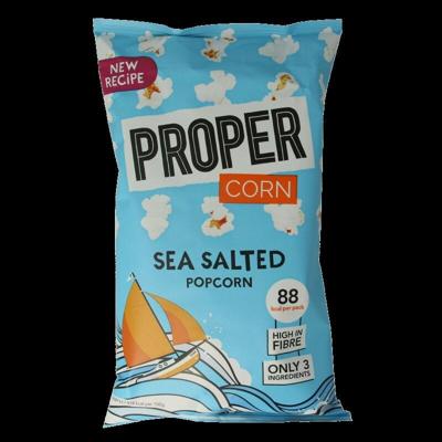 Proper Corn Popcorn lightly sea salted 20 Gram Proper Corn Popcorn lightly sea salted 20 Gram
