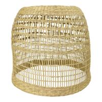 Lampenkap van Zeegras Medium - thumbnail