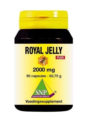 SNP Royal jelly 2000 mg puur 90 Vegetarische capsules