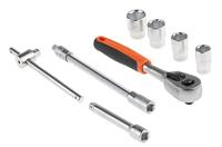 Bahco doppenset 1/4inch inch maten | S160AF - thumbnail