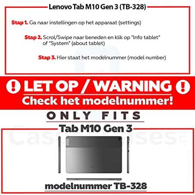 Lunso - Lenovo Tab M10 Gen 3 (3e generatie) - Tri-Fold Bookcase hoes - Groen Lunso - Lenovo Tab M10 Gen 3 (3e generatie) - Tri-Fold Bookcase hoes - Groen