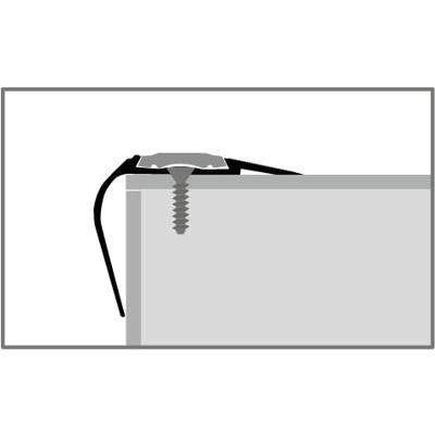 Küberit - Trapneusprofiel 707 A zand zonder inleg - 250 cm Küberit - Trapneusprofiel 707 A zand zonder inleg - 250 cm
