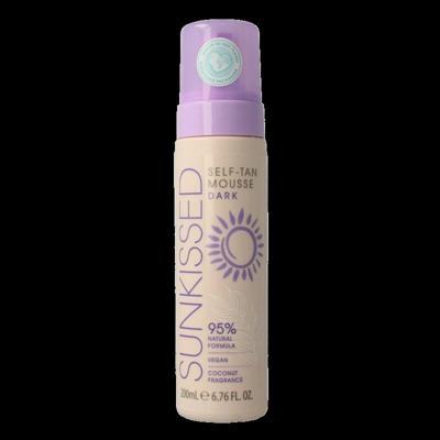 Sunkissed Self tan mousse dark 200 Milliliter