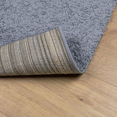 Vloerkleed shaggy hoogpolig modern 200x200 cm blauw - thumbnail