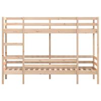 Stapelbedframe zonder matras massief grenenhout 90x190 cm - thumbnail