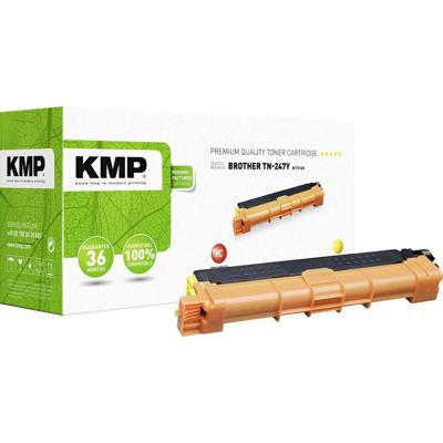 KMP Tonercassette vervangt Brother TN-247Y, TN247Y Compatibel Geel 2300 bladzijden B-T112X KMP Tonercassette vervangt Brother TN-247Y, TN247Y Compatibel Geel 2300 bladzijden B-T112X