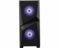 Micro Star International Computer MAG Forge 100M Midi-tower PC-behuizing Zwart, Transparant - thumbnail