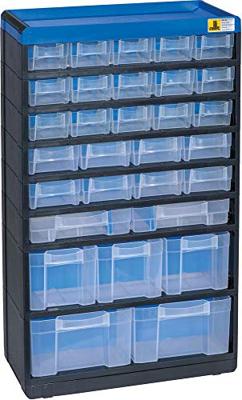 Allit 464650 Opbergkast voor kleine onderdelen VarioPlus Pro 53/60 (b x h x d) 300 x 525 x 135 mm Zwart, Blauw 1 stuk(s)