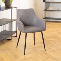 Bendt Eetkamerstoel 'Kalena' kleur Grijs/Bruin - thumbnail