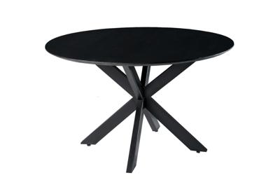 Oslo Round Black 120 cm-12661