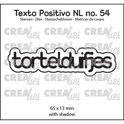 Crealies • texto positivo snijmallen tortelduifjes