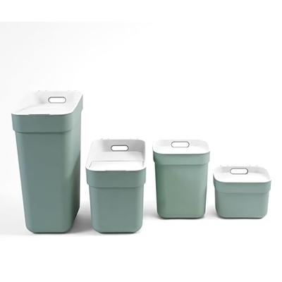 Curver ready to collect prullenbak 30 liter groen-lichtgrijs