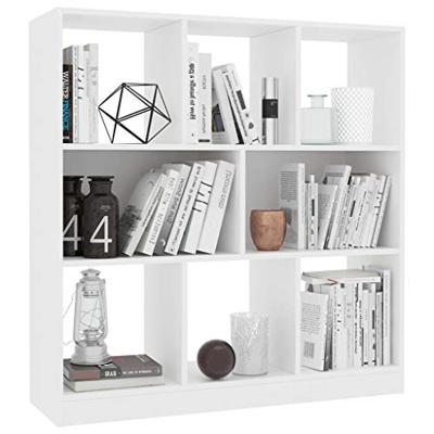Boekenkast 97,5x29,5x100 cm bewerkt hout wit