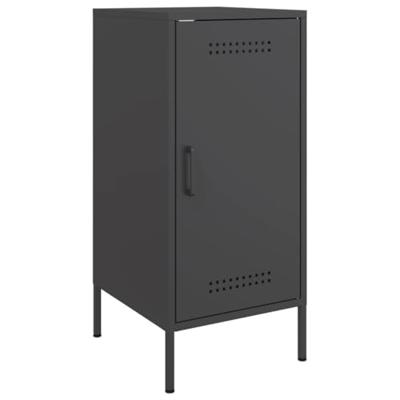 Dressoir 36x39x79 cm staal zwart