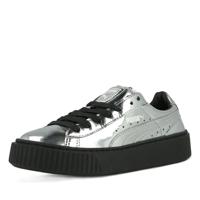 Puma basket platform sneaker zilver-36 - thumbnail