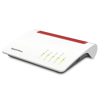 AVM FRITZ!Box 7590 International DSL/VDSL modem router, Mesh Master, Wi-Fi tot 1.733 Mbit/s (5GHz) + 800 Mbit/s (2,4 GHz), tot 300 MBit/s door VDSL-supervectoring 35b, MESH Wi-Fi, Mediaserver