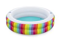 Bestway Kinderzwembad 2 Ringen Regenboog 206x206x51 cm +6 Jaar Tuin 54443 - thumbnail