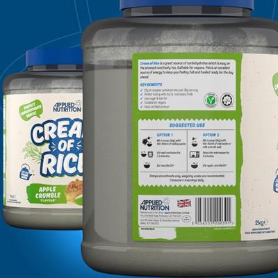 Applied Nutrition Cream of Rice Apple Crumble (2000 g) - thumbnail