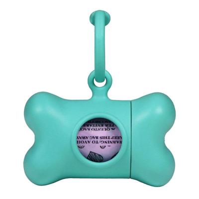 Hondetas Dispenser United Pets Bon Ton Nano Classic Hond Aquamarijn Gerecycled plastic (6 x 3 x 4 cm)