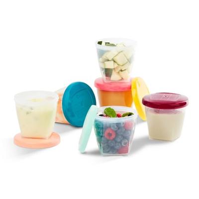 Set van 6 hermetisch afsluitbare bakjes 250 ml BABYMOOV Babydol set van 6 - thumbnail
