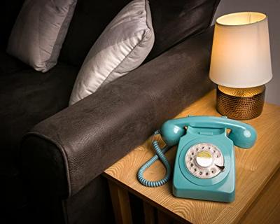 GPO 746RBL 746 Bureautelefoon met draaiknop blauw