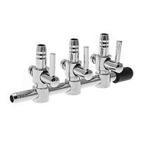 Europond Messing Luchtverdeler 3 Uitgangen - Vijver Beluchting - Geschikt voor 4mm Slangen - thumbnail