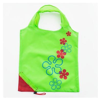 2 PC'S creatieve aardbei winkelen herbruikbare vouwen herbruikbare kruidenier Shopping Bag (groen)
