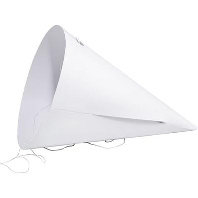 Creativ Company Kegel, h: 23 cm, d 16,5 cm, 230 gr, wit, 50 stuk/ 1 doos