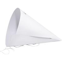 Creativ Company Kegel, h: 23 cm, d 16,5 cm, 230 gr, wit, 50 stuk/ 1 doos - thumbnail