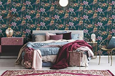Architects Paper Jungle Chic blauw behang | 377012 - thumbnail