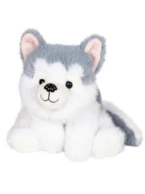 Pluche knuffel Floppy Choopy Husky - GIPSY TOYS - 22 cm - Grijs/Wit