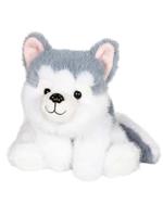 Pluche knuffel Floppy Choopy Husky - GIPSY TOYS - 22 cm - Grijs/Wit - thumbnail