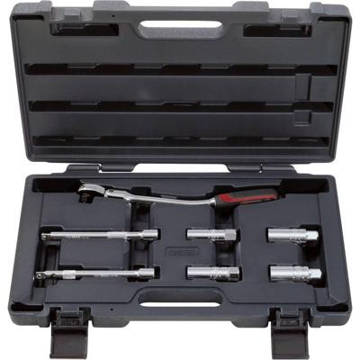 KS Tools 918.0607 3/8 CHROMEPlus bougieserviceset, 7-delig