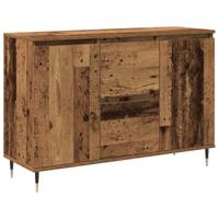 Dressoir met lade Oud hout 101.5 x 35 x 70 cm Bewerkt hout - thumbnail