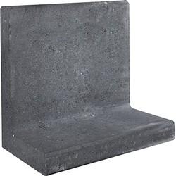 L-element zwart 50x50 voet 30 cm Gardenlux - Gardenlux