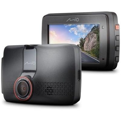 MiO MiVue 803 Dashcam autocamera met 2,5 K QHD-resolutie, 60 bps en 5 m sensor voor scherpe beelden tot in het detail, real-time back-up van de dashcam dankzij WLAN & OTA I dashcam met speedcam-alarm