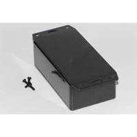 Hammond Electronics 1591CF2BK Universele behuizing 120 x 65 x 40 ABS Zwart 1 stuk(s) - thumbnail