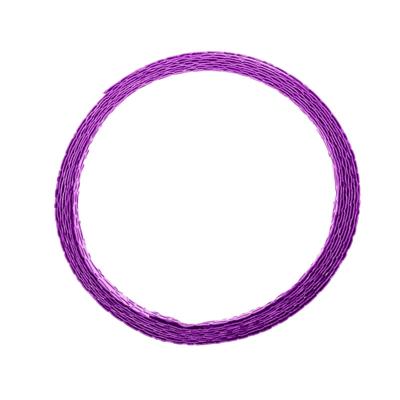 Vaessen Creative • aluminiumdraad crocodile 1,5cmx0,5mmx3m lavender