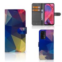 OPPO A54 5G | A74 5G | A93 5G | Book Case | Polygon Dark - thumbnail