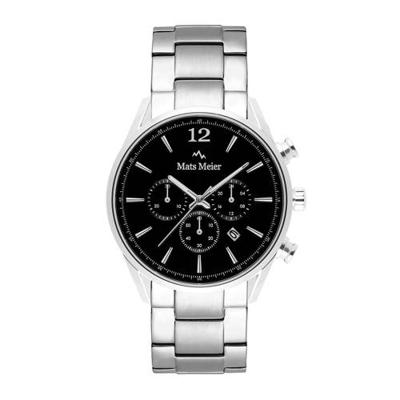 Mats Meier chronograaf MM00110 zilver Mats Meier chronograaf MM00110 zilver