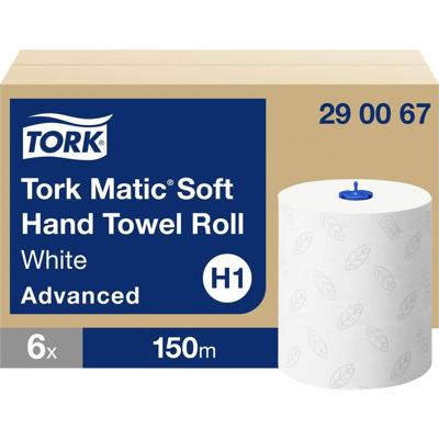 TORK 290067 Matic® Papieren handdoeken (l x b) 150 m x 21 cm Wit 900 m