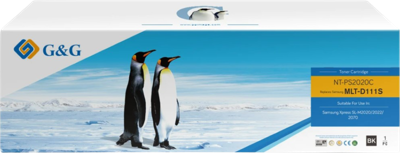 G&G Tonercassette vervangt Samsung MLT-D111S Compatibel Zwart 1000 bladzijden NT-PS2020C