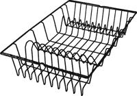 Metaltex germatex afdruiprek 48x30x10 cm zwart - thumbnail