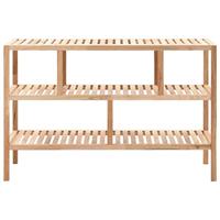 Badkamerrek 100x40x65 cm massief walnotenhout - thumbnail